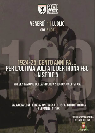 Derthona, storia e passione: il 1924-25 rivive in un evento tra calcio, memoria e cultura