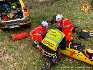 Melazzo - Coppia sorpresa dalla piena del torrente Erro: salvati in extremis dal Soccorso alpino